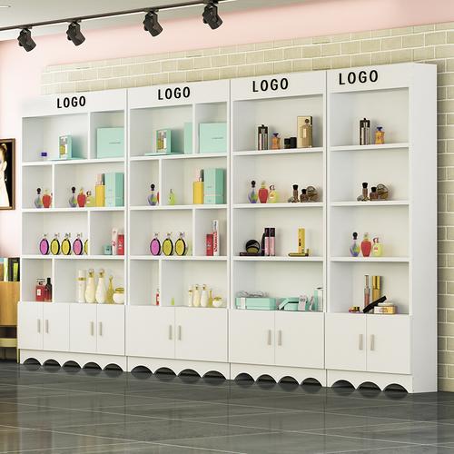 产品展示柜美容货柜货架展示架自由组合木质展柜陈列柜化妆品柜子